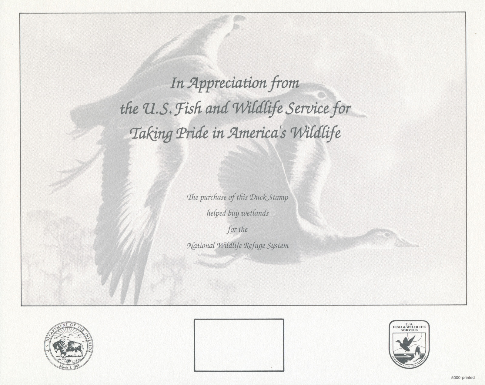 2 Duck Stamps & 23 U.S. Fish & Wildlife Appreciation Souvenir Cards 1975-1997 US
