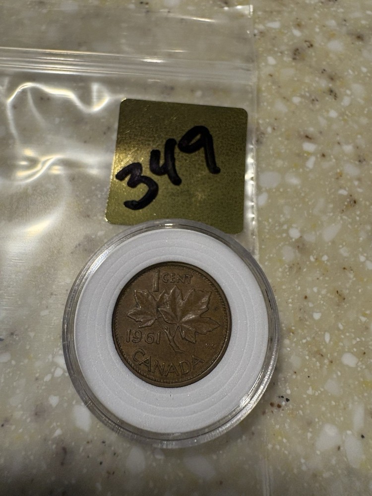 1961 Canada 1 Cent: CIRCULATED