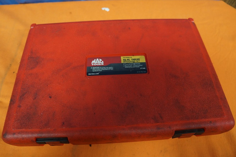 Mac Tools TRCOMBO-48 48 Piece Thread Restoring Set W/Case