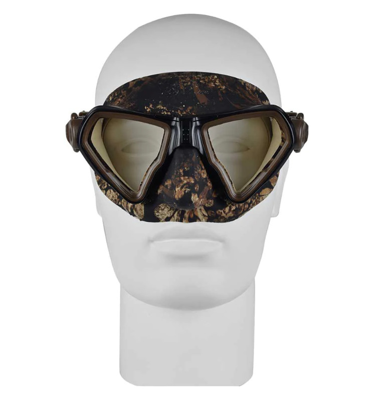 H. DESSAULT ELEMENT MASK WITH CAMERA MOUNT (EARTH CAMO - BROWN)