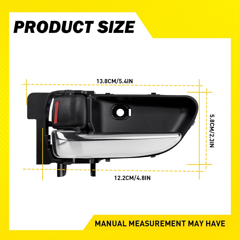 Front/Rear Left Interior Door Handle For 2003-2008 Subaru Forester 61051SA031ML