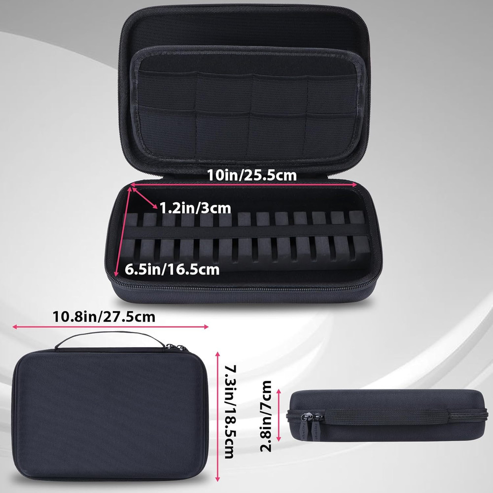Dart Case for 12 Darts with Storage for Accessories and Extra Items