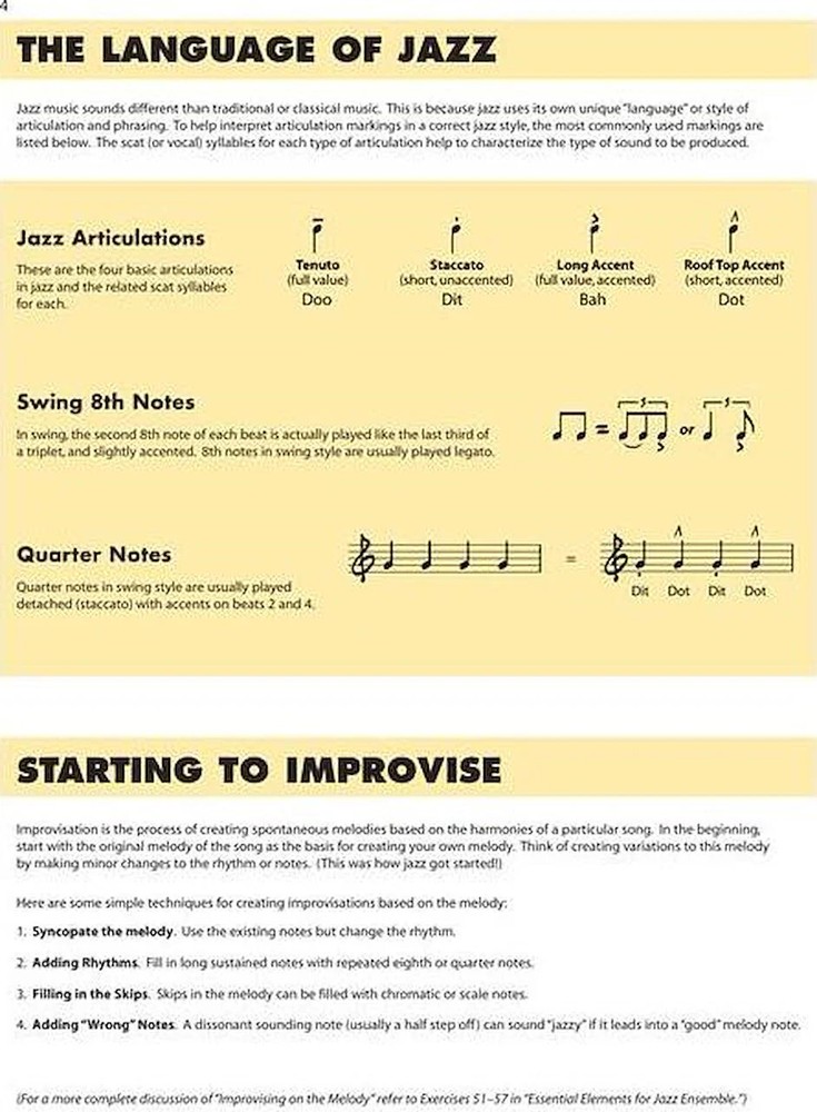 Essential Elements Jazz Play-Along - Jazz Standards