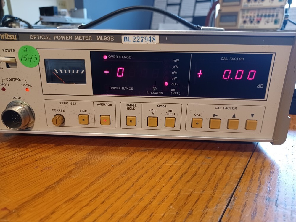ANRITSU ML93B OPTICAL POWER METER
