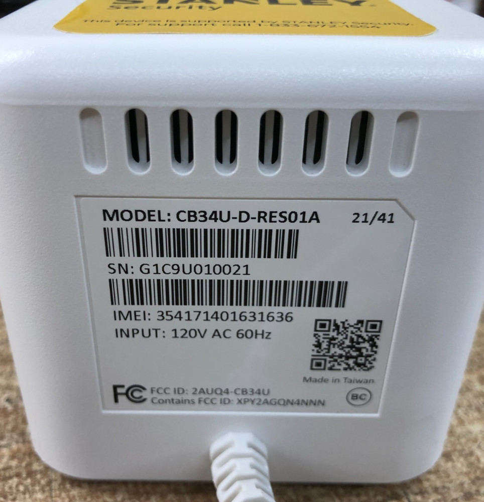 Stanley Security Cell Bounce Model CB34U-D-RESO1A