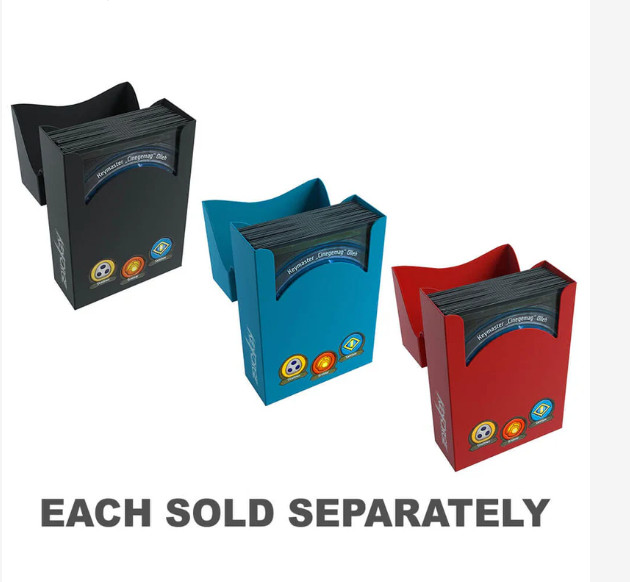 GAMEGENIC KEYFORGE DECK BOX: ARIES (RED, BLACK , or  BLUE)