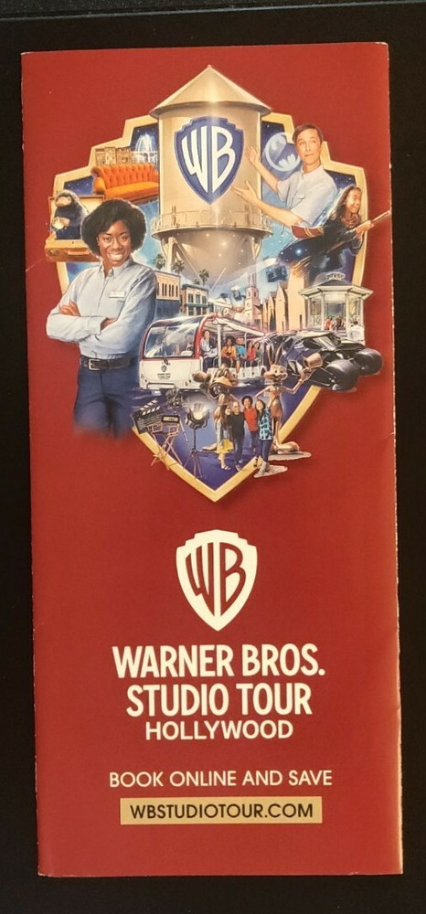 WARNER BRO'S STUDIO HOLLYWOOD TOUR GUIDE, Informational Pamphlet
