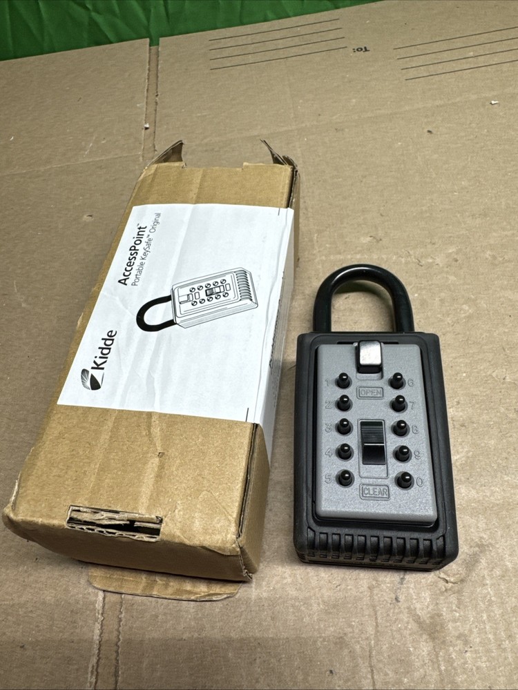 Kidde AccessPoint Security Portable Pushbutton Keysafe, 001166 NOB
