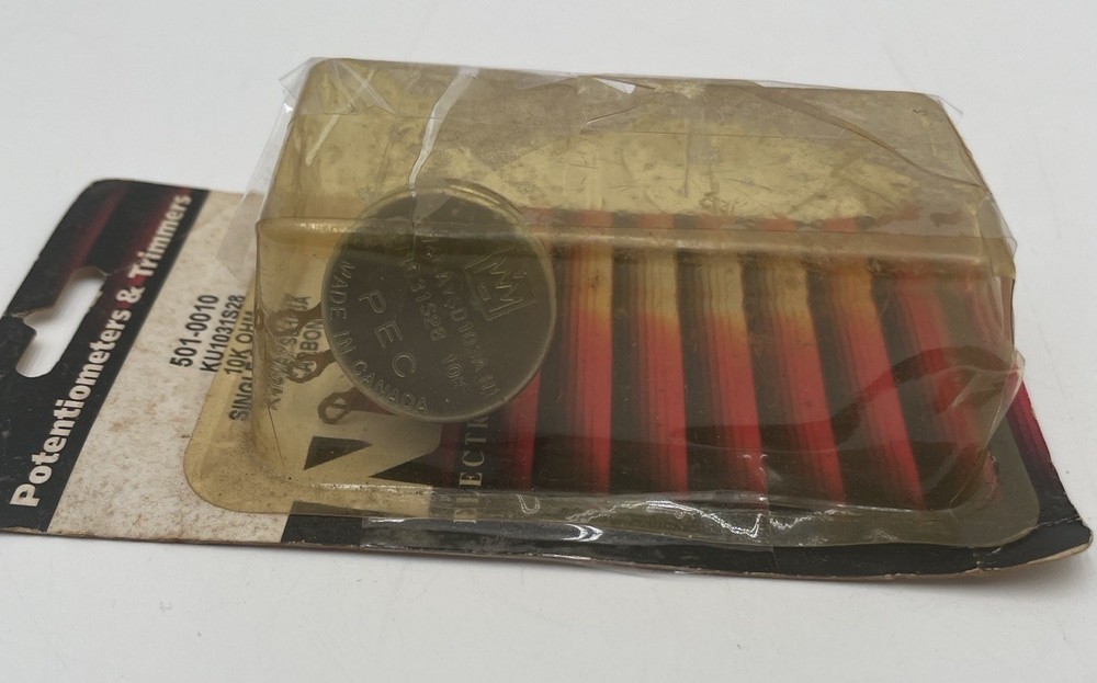 NOS NTE ELECTRONICS 501-0010 SINGLE-TURN/LINEAR POTENTIOMETER