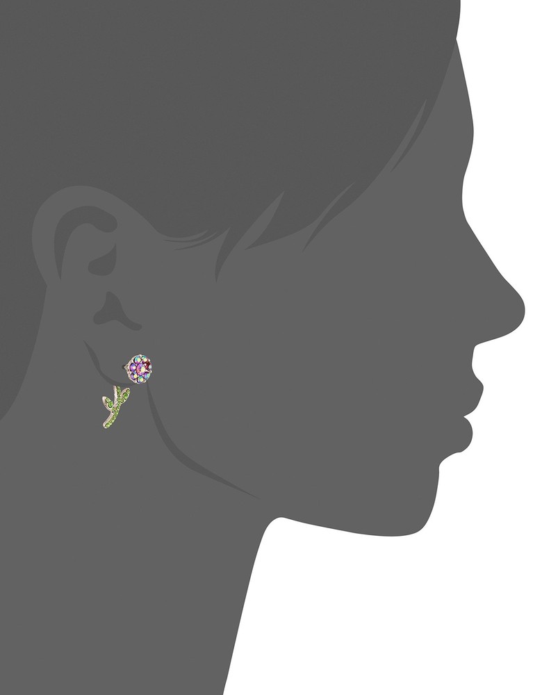 Flower Front Back Earrings-Jackets