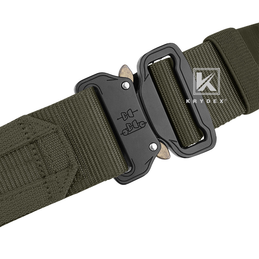 KRYDEX Tactical Belt 1.75 inch Heavy Duty Belt Rigger Belt Quick Release Nylon