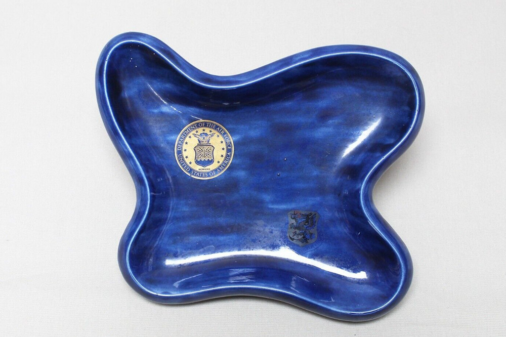 USAF 81st TFW Custom Ceramic Tray 1969 . FLU3368