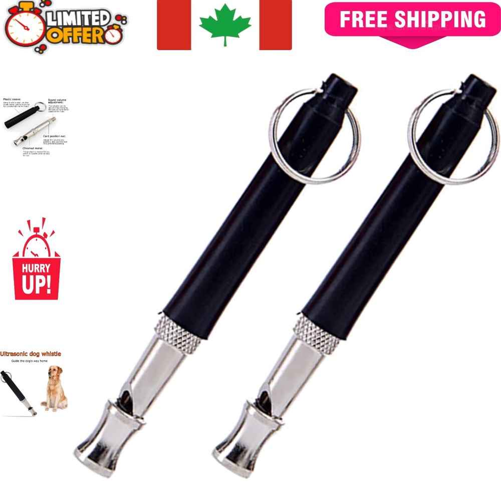 Adjustable Ultrasonic Dog Training Whistle - Silent and Effective Solution