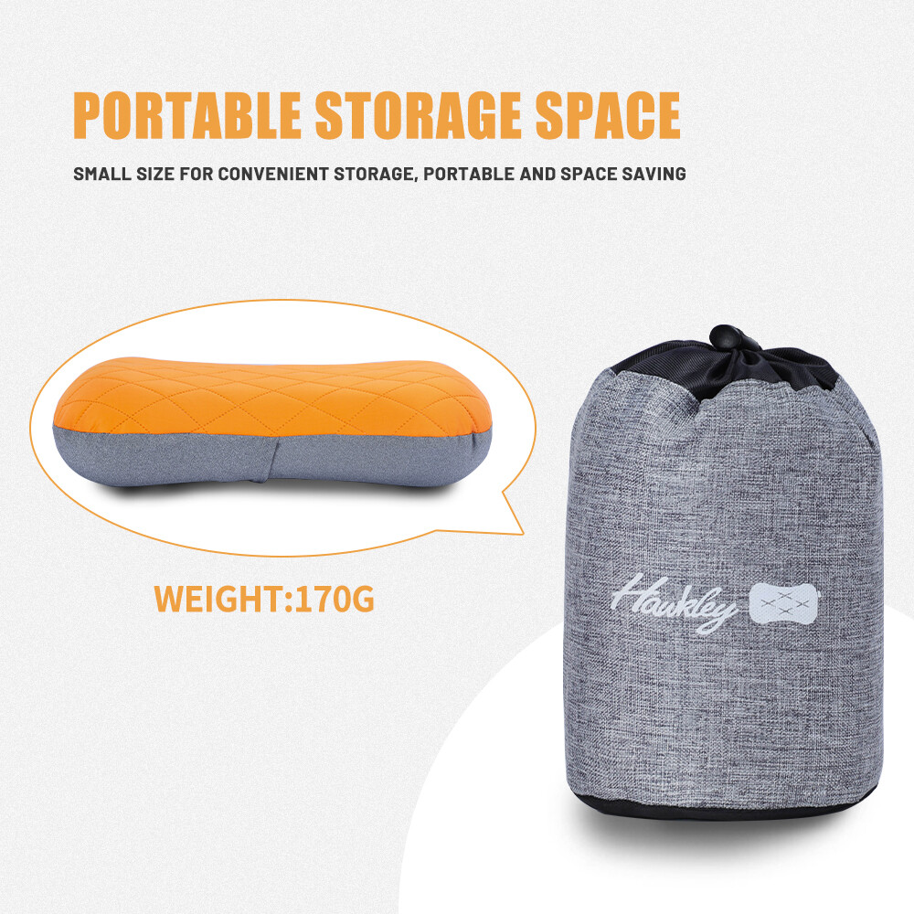 Self-Inflating Sleeping Pad+ Pillow Durable Lightweight Camping w/Storage Bag