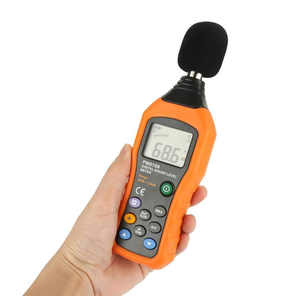 Decibel Meter Sound Level Reader, MS6708 Portable Digital LCD Noise Level...