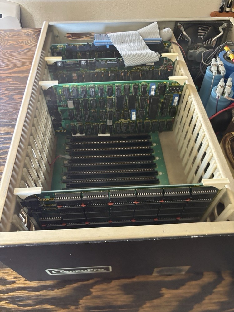 COMPUPRO S-100 Computer System - Vintage Computing Godbout Powers Up