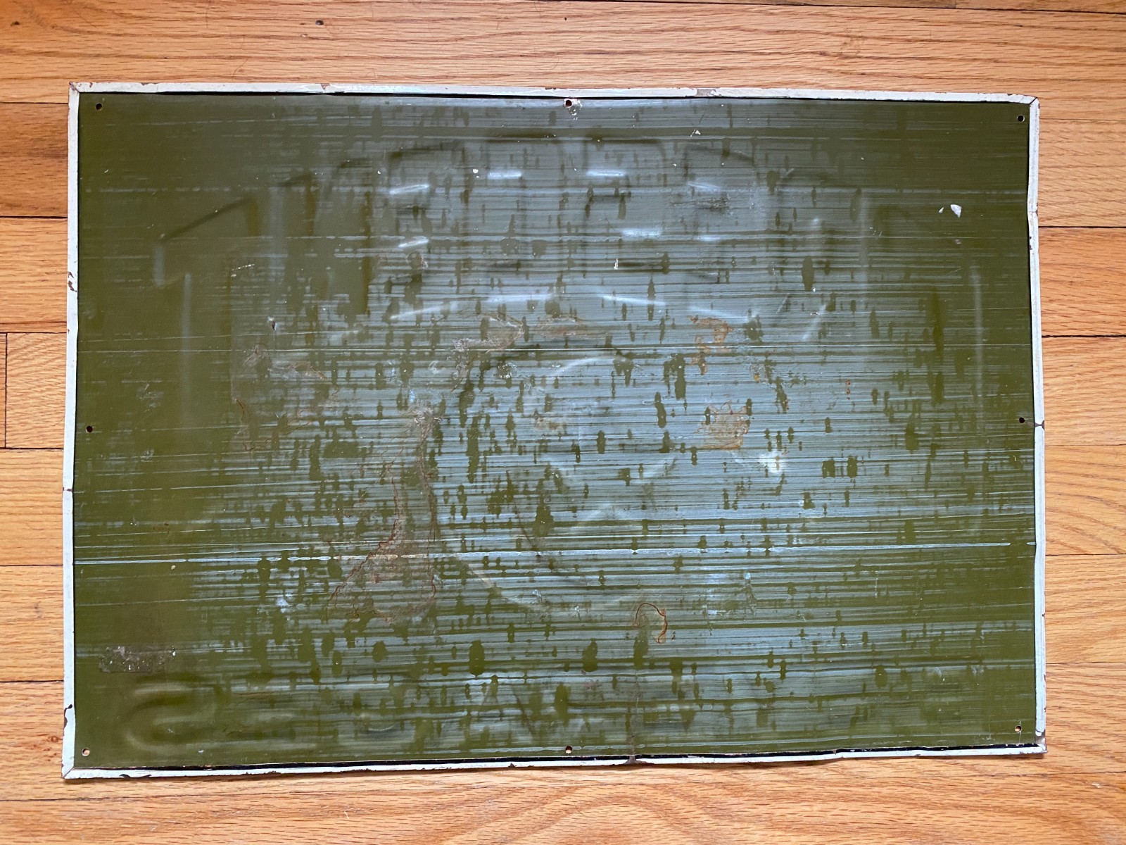 CRESCENT BEVERAGES TIN EMBOSSED SODA SIGN 20" x 14"