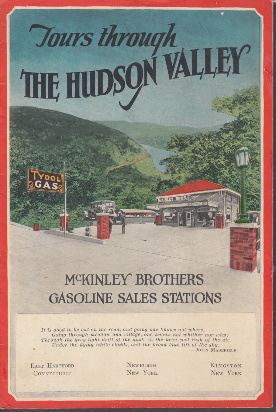 McKinley Bros Tydol Gas Stations Tours thru the Hudson Valley booklet 1927