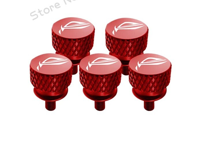 M3.5 Colored PC computer case thumb screws with logo(Ships same day from PA, US)