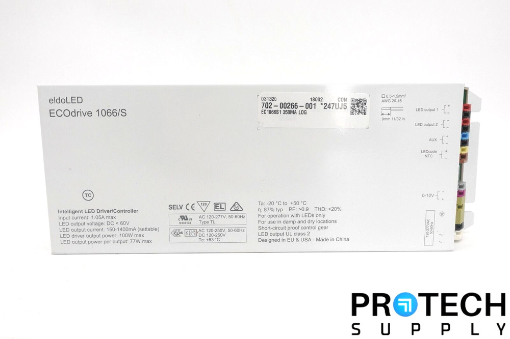 eldoLED ECOdrive 1066/S Programmable LED Driver/Controller EC1066S with WARRANTY