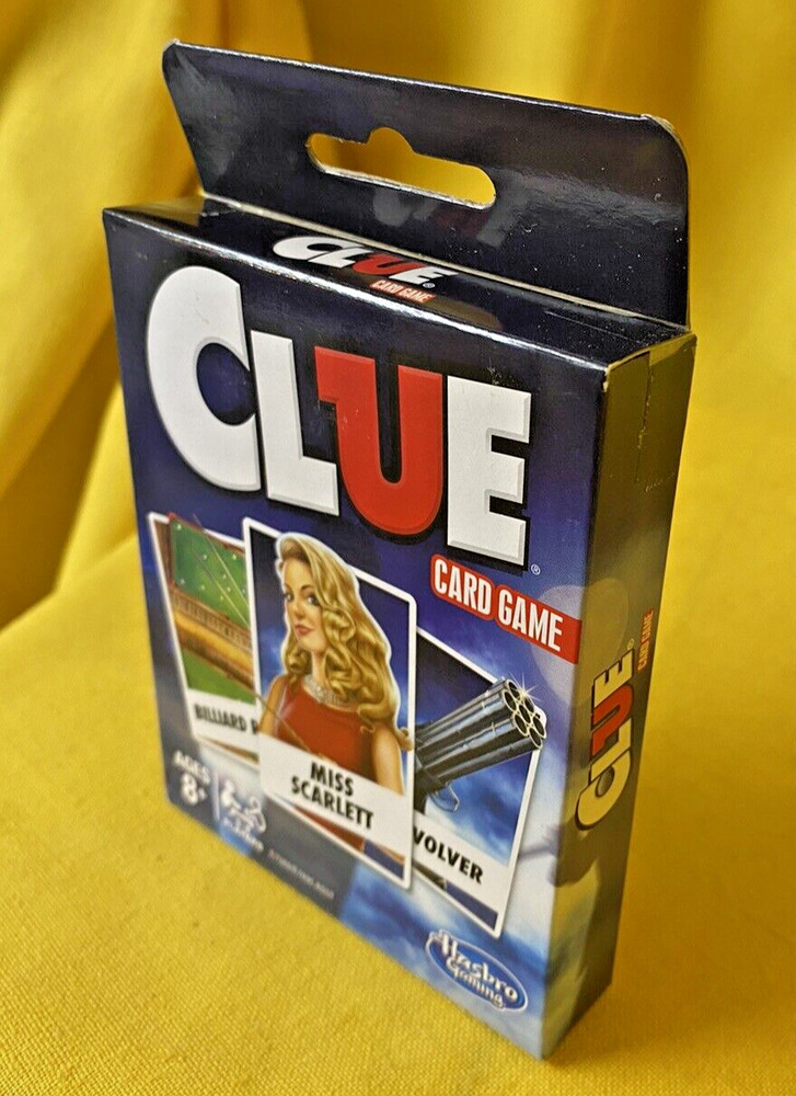 Hasbro Gaming Clue Card Game