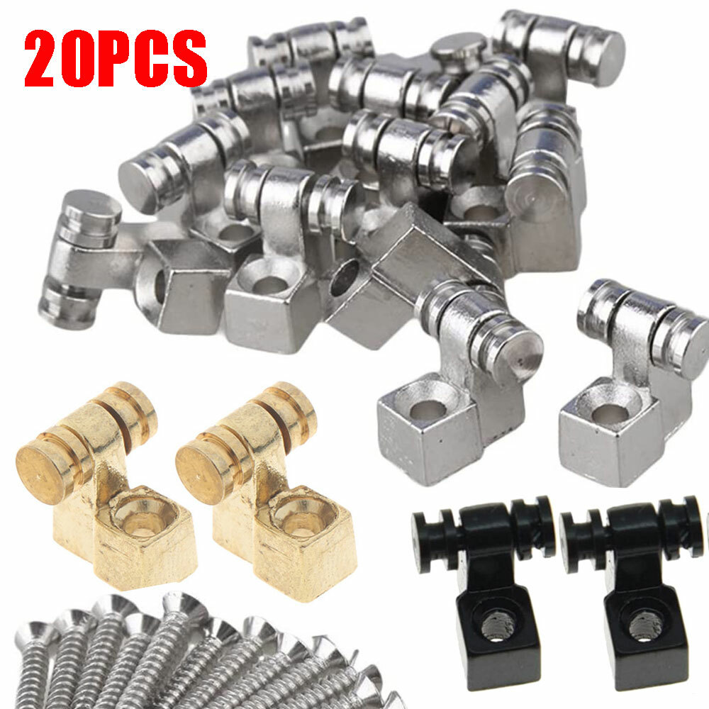 Metal String Retainer Trees Roller Guitar Accessories Black Silver Gold EOB