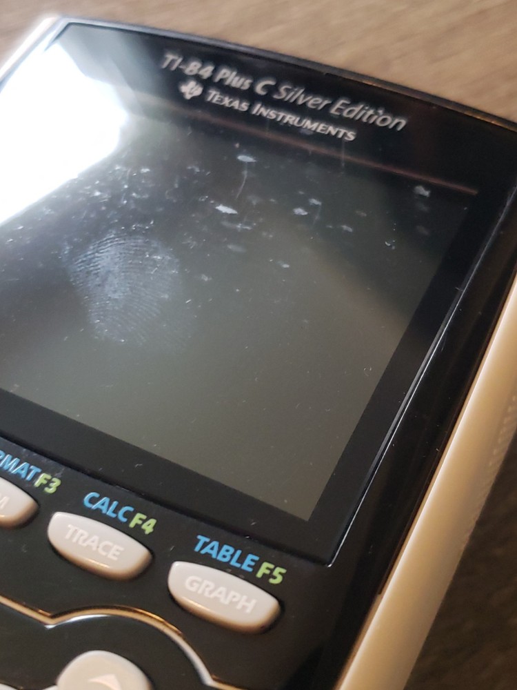 Texas Instruments TI-84 Plus C Silver Edition Graphing Calculator With Cable