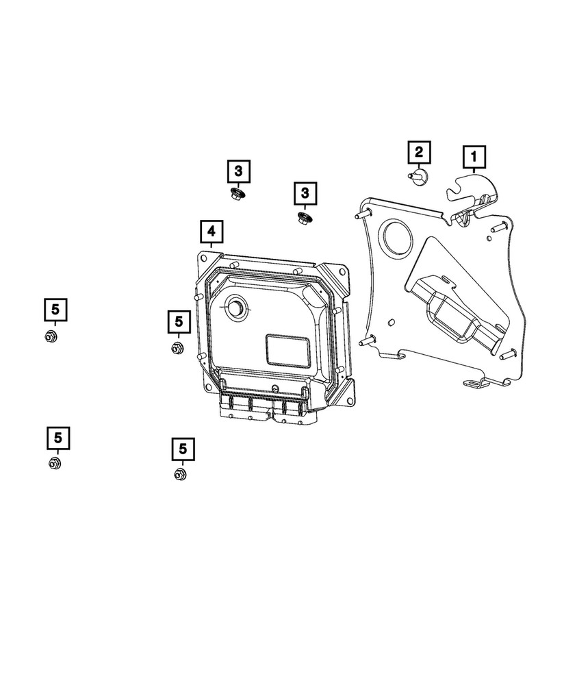 Genuine Mopar Ev Control Unit Module 68566944AG