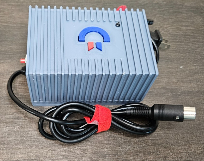 Commodore 64 Replacement Power Supply – Modern, Reliable, Assembled in USA- Grey