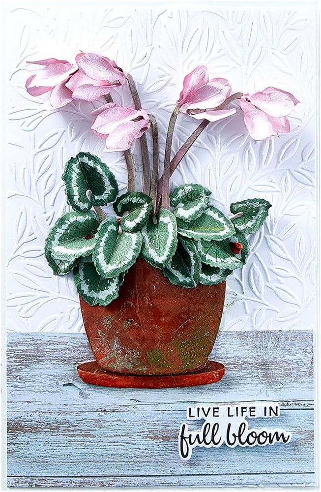 Cyclamen Etched Dies
