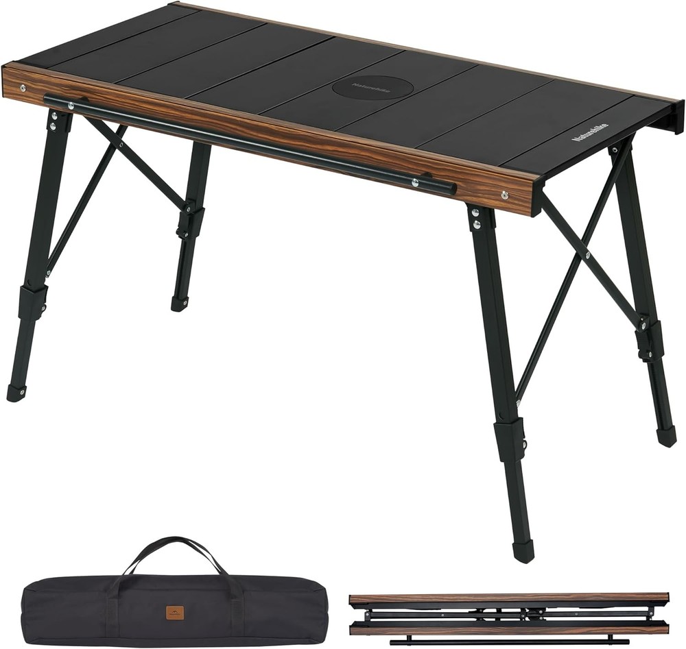 Upgraded IGT Camping Table, Height Adjustable IGT Cook System