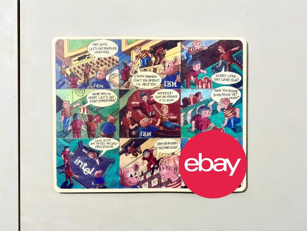 Rare Comic Strip IBM Mousepad