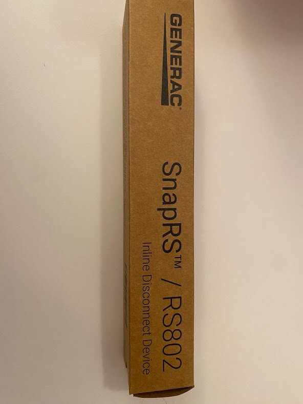Generac RS802 SnapRS Inline Disconnect Device