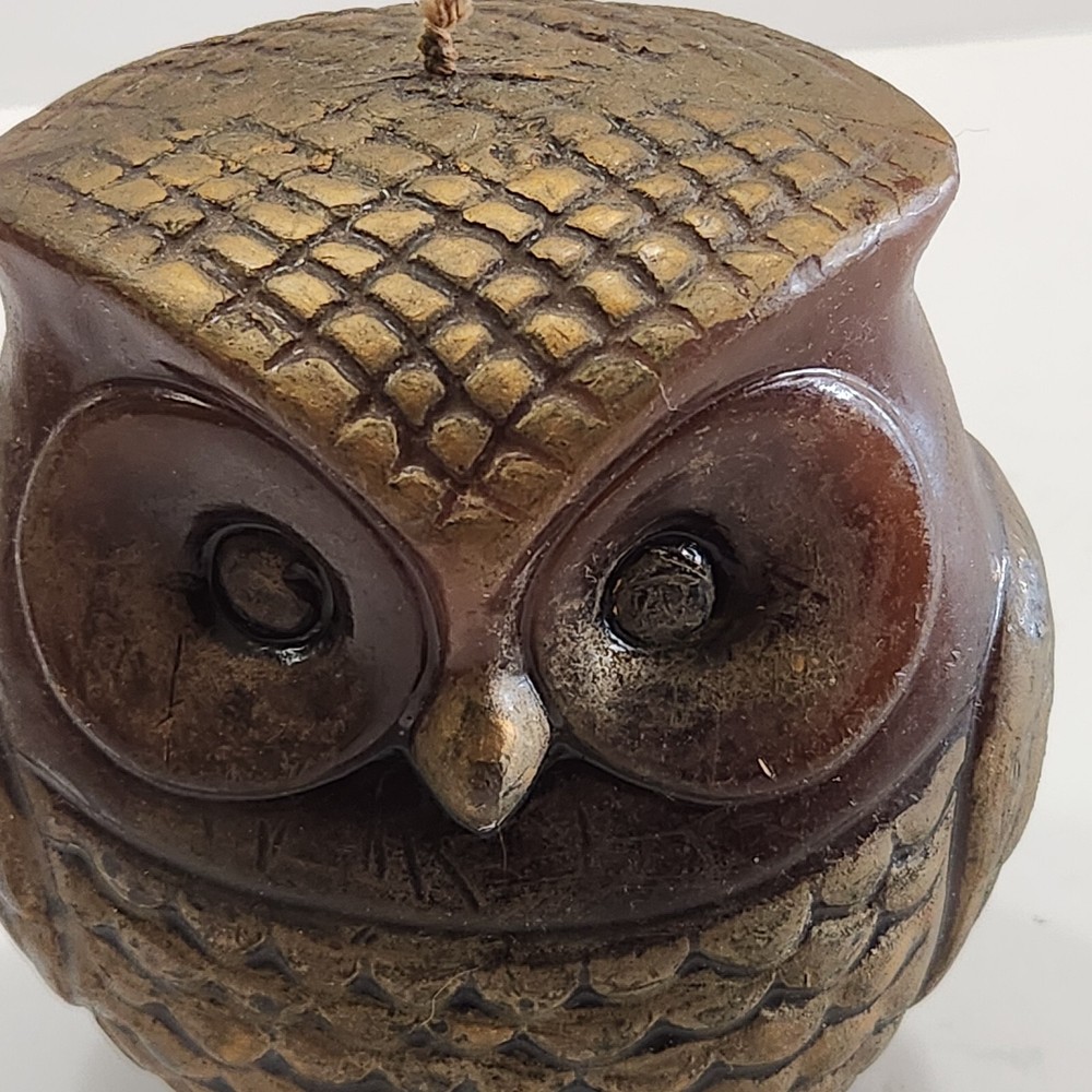 Awesome Large Owl Candle, Never Used