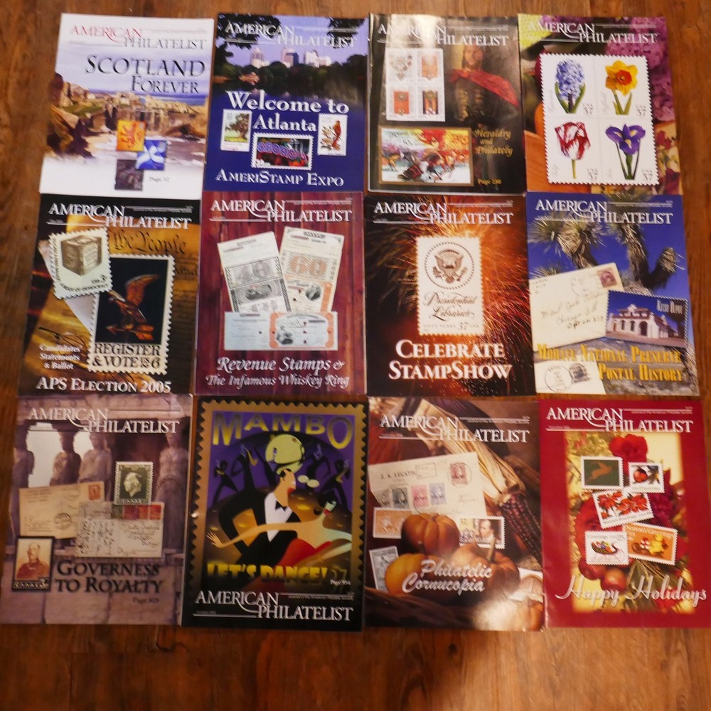 AMERICAN PHILATELIST 12 ISSUES 2006 jan-dec ~ Stamps, Covers, US, Worldwide