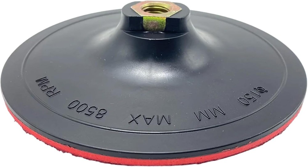 6 inch Hook and Loop Backing Pad Buffing Sanding Pad for Angle Grinder 5/8-11