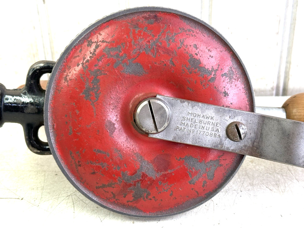 Mohawk Shelburne 2 Speed Hand Drill Reworked Used / Chuck Doesn't Close Complete