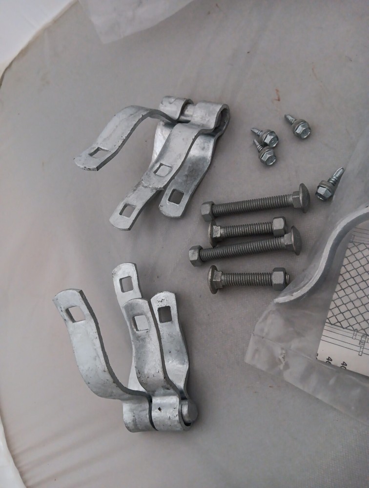 1-3/8" Chain Link Gate Hinge & Gate Latch Kit, Include 1-3/8" Gate Frame