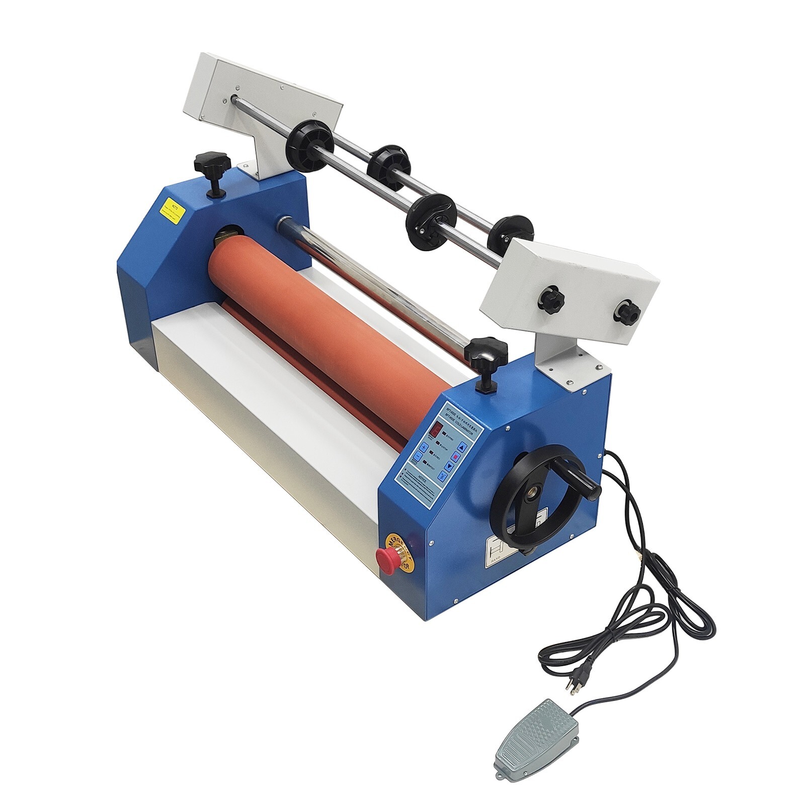 Electric Manual Dual-purpose Cold Laminating Machine 110V 25" Semi-auto Electric