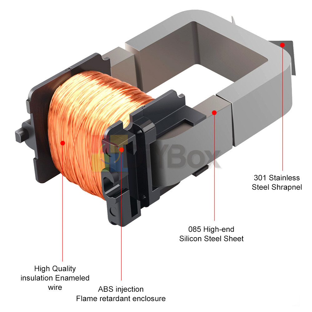 AC Split Core Current Transformer Core CT Open Ratio: 5000/1 Current: 0-630A 20Ω
