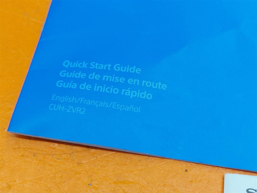 ⭐️⭐️⭐️⭐️⭐️ Sony PlayStation VR Quick Start Guide & Instruction Manual