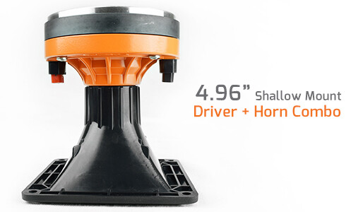 4x PRV Audio WG270Ph Compact Phenolic 2" VC Compression Driver + Horn 600 Watts