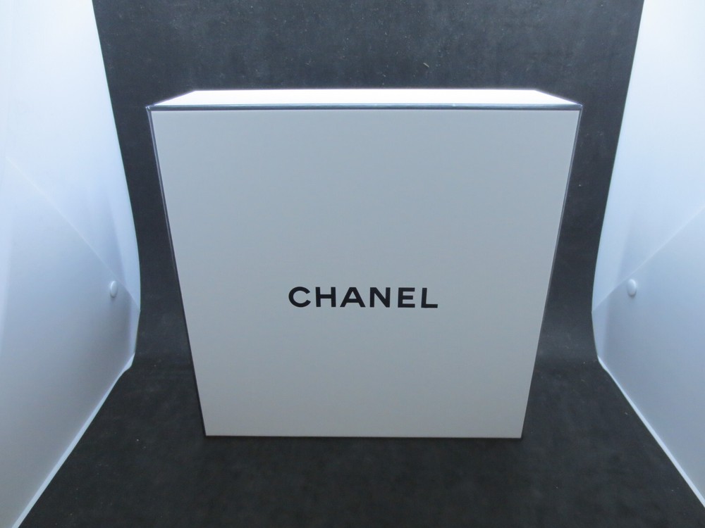 Authentic Chanel Medium Rectangular Empty Gift / Storage Box 8.75" x 8.75" x 4”