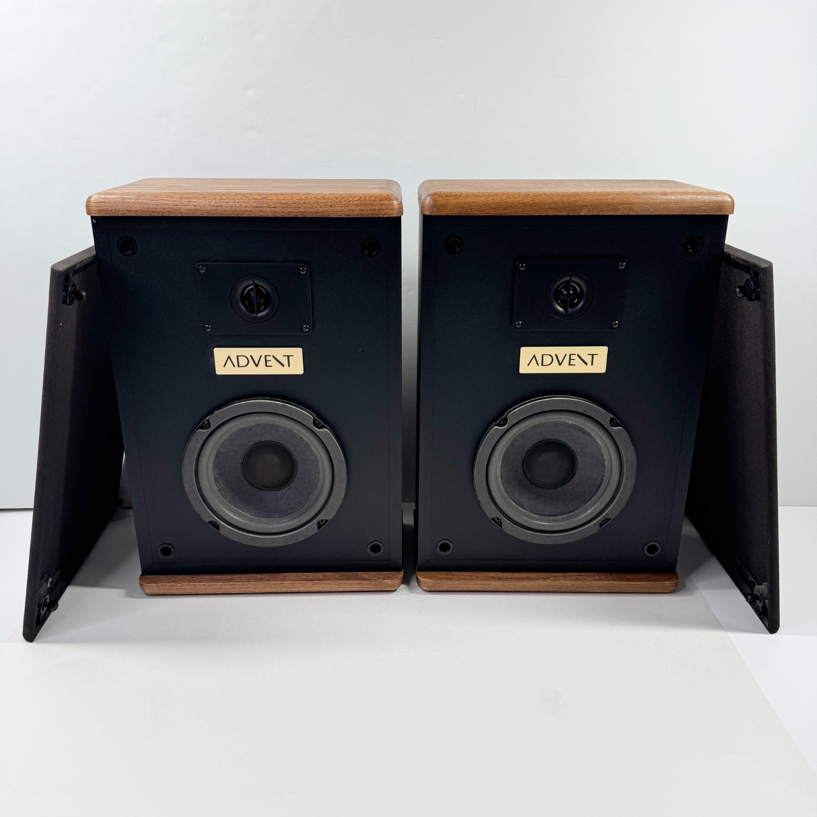 Baby Advent II Speakers - Refoamed - New Tweeters + Caps + Badges Sound Awesome!
