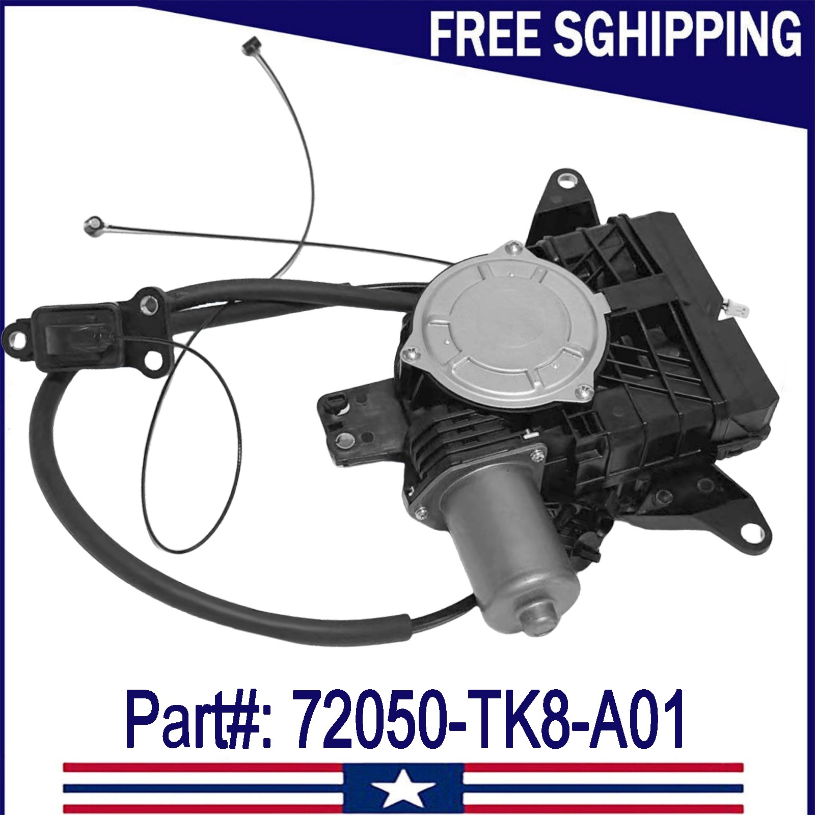 For 2011-2017 Honda Odyssey Rear Left Driver Side Power Sliding Door Motor Cable