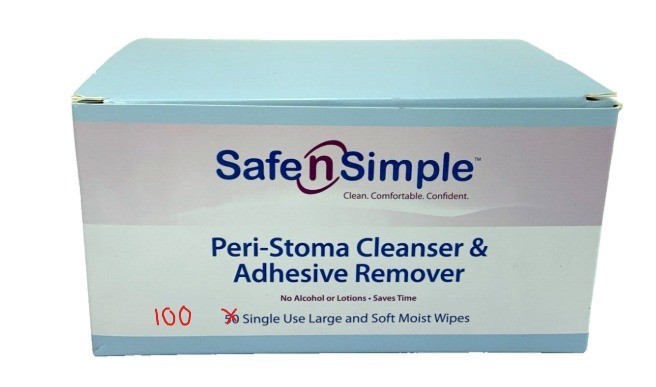100 Safe n' Simple SNS00550 Peri-Stoma Cleanser & Adhesive Remover Exp 2026-2027