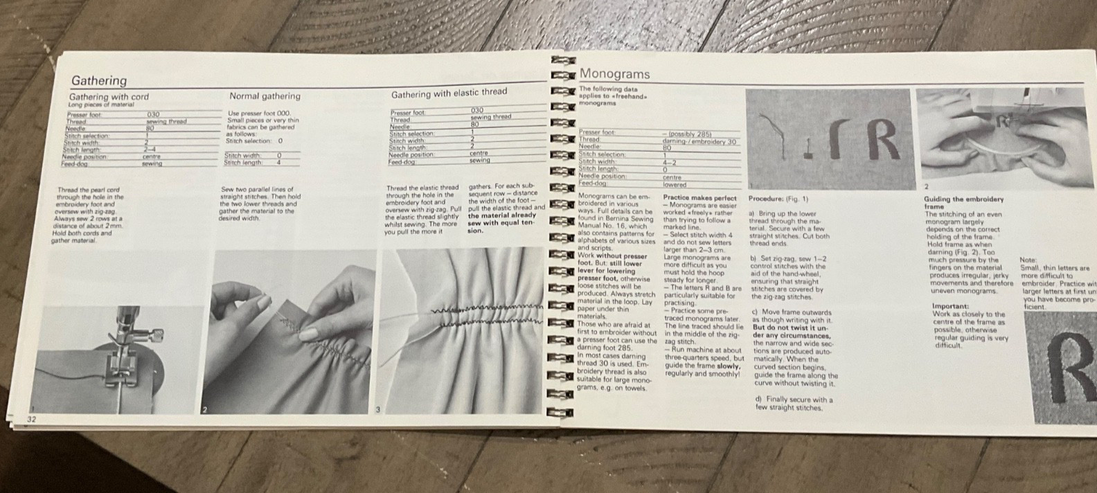 Bernina 932 Record Electronic Sewing Machine Instructions Manual User Guide