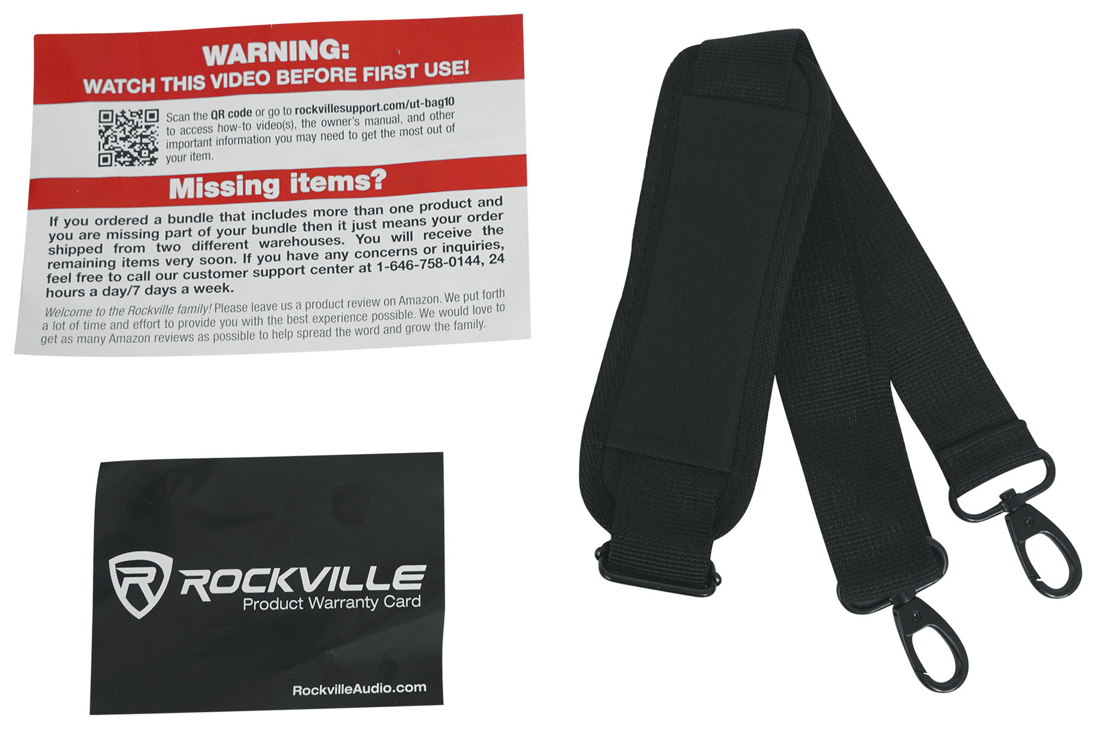 Rockville UT-BAG10 Padded DJ Cable/Utility Bag w/removable Dividers+YKK Zippers