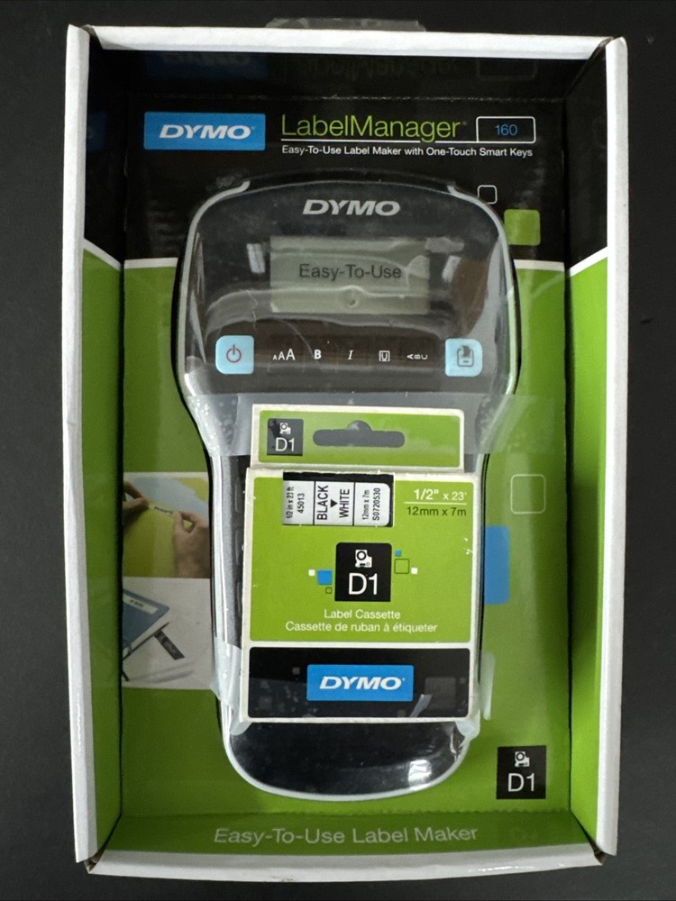 Dymo LabelManager 160 Label Maker - Black
