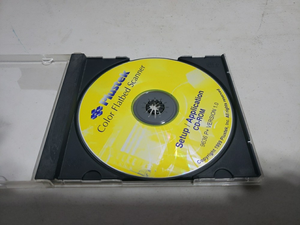 Plustek Color Flatbed Scanner 1999 PC Cd Rom Setup Application P+ Version 1.0